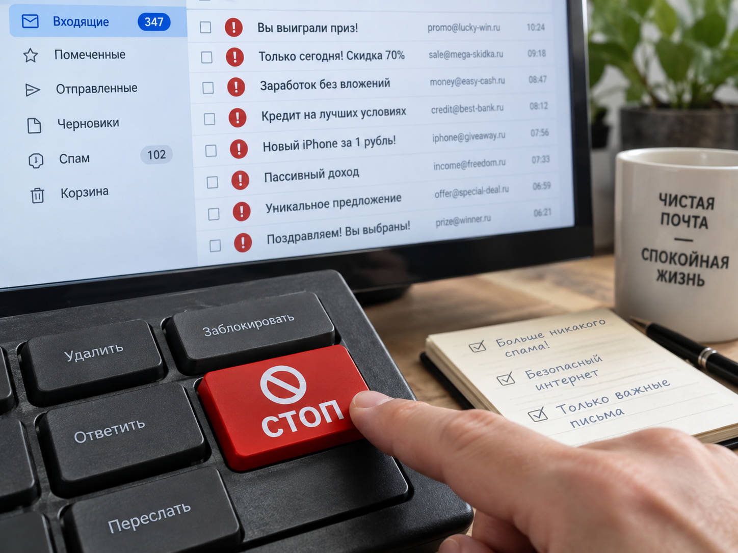действия после обнаружения