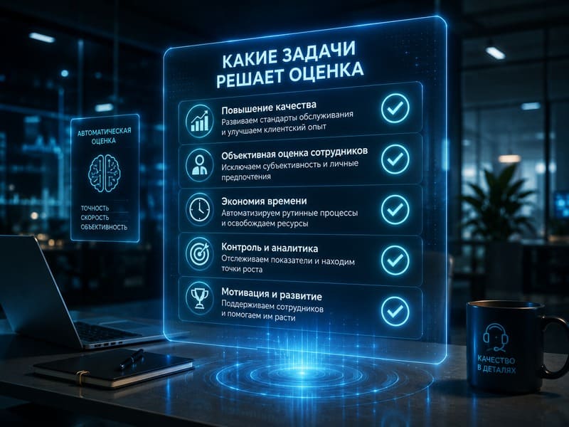 какие задачи решает оценка
