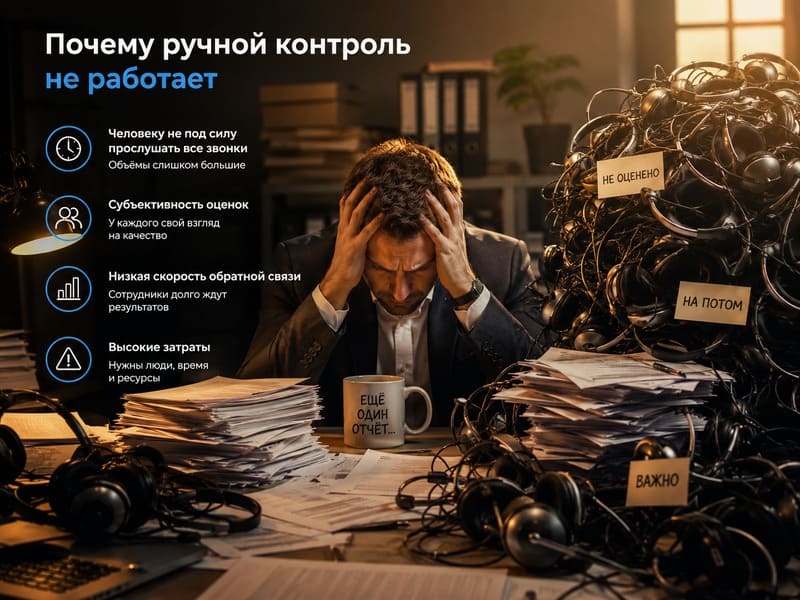 почему ручной контроль не работает
